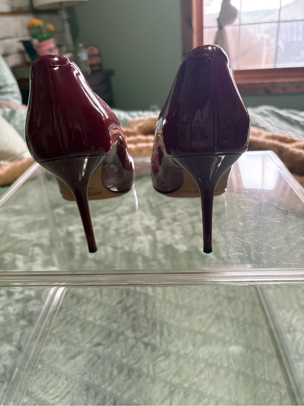 Jimmy Choo Red Patent Leather Pointed-Toe Pumps size 40 - Picture 3 of 5